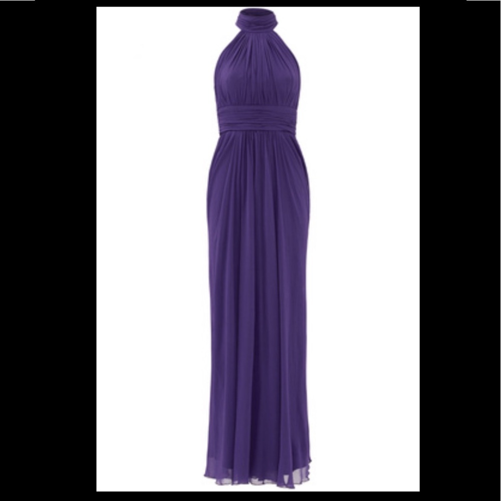 Badgley Mischka Purple Make Love Not War Dress 2
